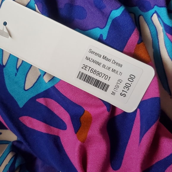 Soft Surroundings Soft Jersey Serena Maxi Dress NWT $130 medium 10/12 - Picture 6 of 9